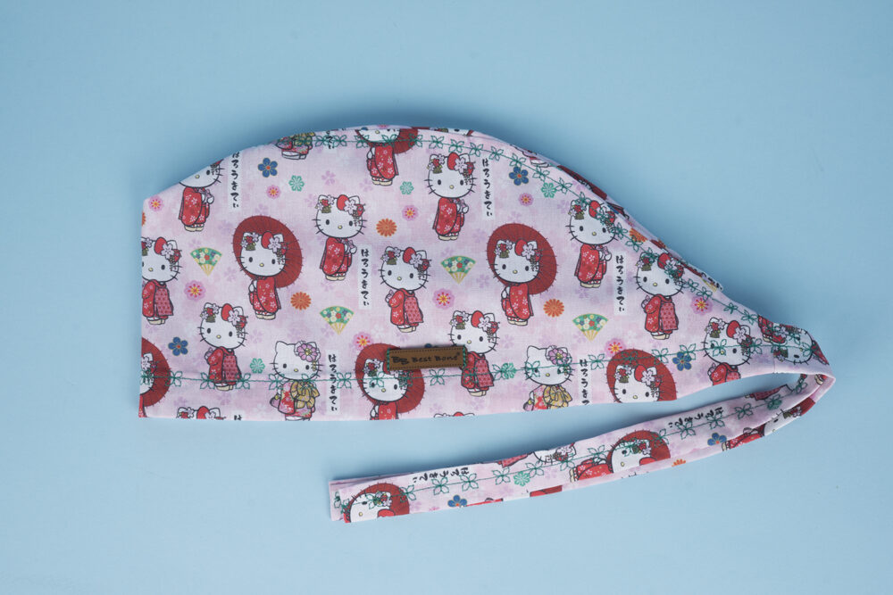 Hello Kitty Desenli Cerrahi Bone - Görsel 3