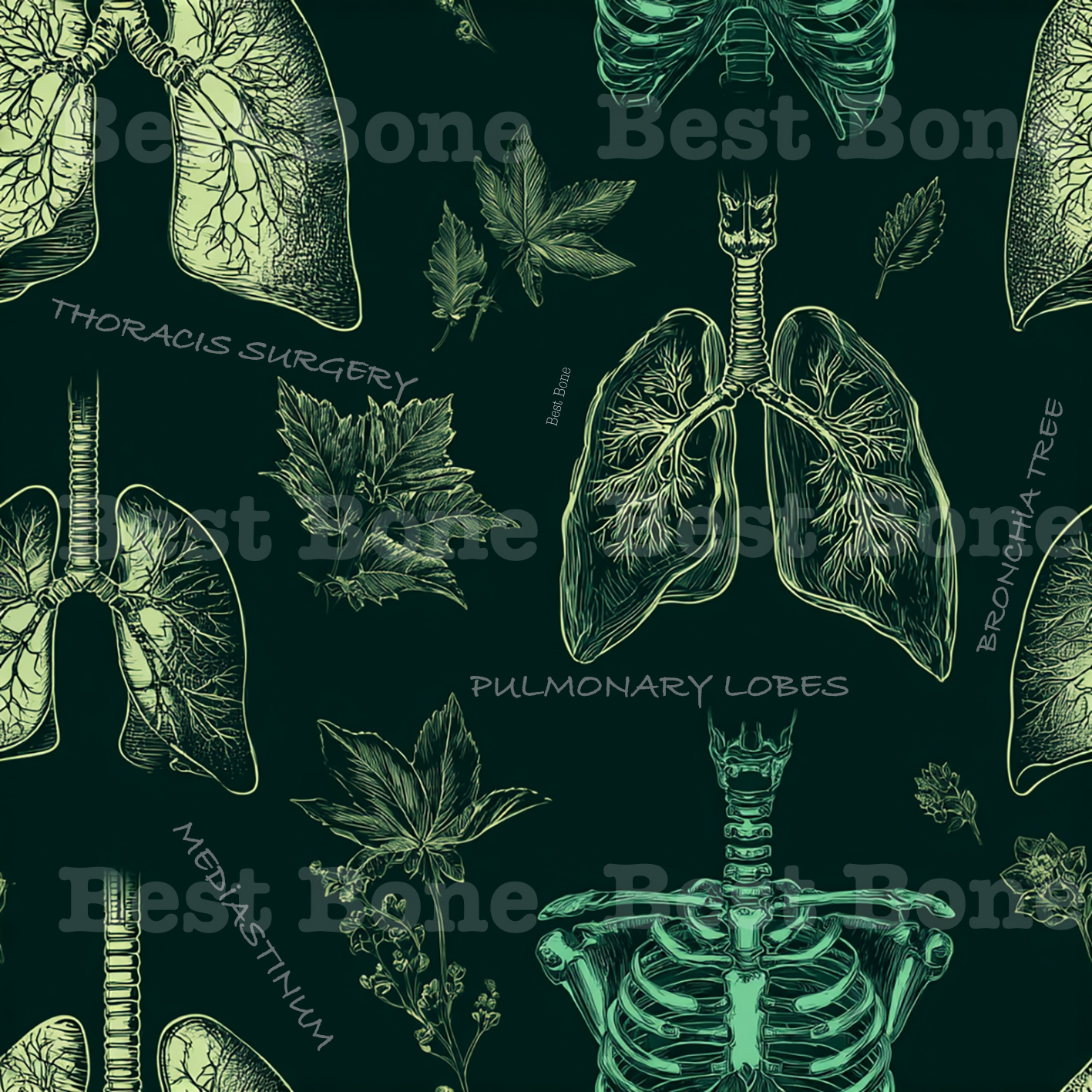 Göğüs Cerrahisi Desenli Cerrahi Bone--ÖN SATIŞ--